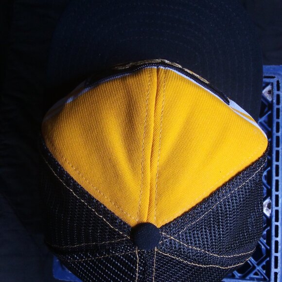 Deadstock Vintage AJD NASA Patch Snap Trucker Hat Cap - Picture 4 of 6